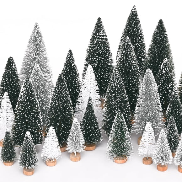 Cepillos navideños para decoración de mesa Waipfaru, 21 unidades