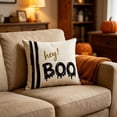 thumbnail image 5 of Fall Pillow Covers Halloween Fall Decorations Sofa Couch Pillow Covers Square Summer Pillow Covers 18x18 for Farmhouse Thanksgiving Pumpkin Pillowcase Decorative Throw Pillow Covers Cushion Cases, 5 of 6