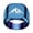 Blue, variant on Men's Square Mountain Stainless Steel Ring Personalized Vintage Band Jewelry Gold Size 9