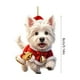 thumbnail image 3 of Colgantes Decorativos de Acrílico 2D con Animales Navideños para Espejo Retrovisor de Coche, Ideales para Decoraciones Navideñas., 3 of 6