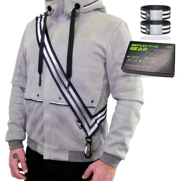 Faja reflectante FREEMOVE con 2 brazaletes para mayor visibilidad