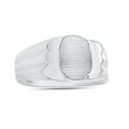 thumbnail image 2 of AFFY Men's Superior 14k White Gold Over 925 Sterling Silver Signet Ring, Ring Size-11, 2 of 3