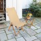 thumbnail image 2 of Costway Silla de Camping Plegable, Silla de Bambú para Exteriores con Respaldo Ajustable en 2 Niveles, Silla de Lona Portátil con Bolsa de Transporte para Camping, Pesca, Picnic, No Requiere Montaje, 2 of 4