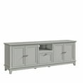 thumbnail image 3 of FESTIVO Rustic 72-Inch TV Stand with Adjustable Shelves, Hidden Storage - 72" in Width Light Grey, 3 of 5