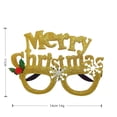 thumbnail image 4 of TETOU 12Pcs Christmas Glitter Glasses Frame Set,Cute Xmas Glasses Christmas Decoration Accessories Costume Eyeglasses for Fun Christmas Party Holiday Gifts Favors(One Size Fits All), 4 of 6