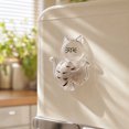 thumbnail image 4 of Magnetic Cat Fur & Whisker Keepsake Holder, Transparent Refrigerator Display Magnet for Collecting Pet Hair & Shed Whiskers, Cute Cat Memorial Storage Accent for Fridge & Home Decor, 4 of 8