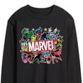 thumbnail image 3 of Marvel - Sticker Collage - Men's Long Sleeve Graphic T-Shirt, 3 of 5