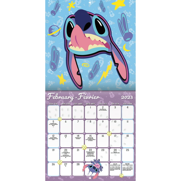 Trends International 2024 Disney Lilo & Stitch Mini Wall Calendar