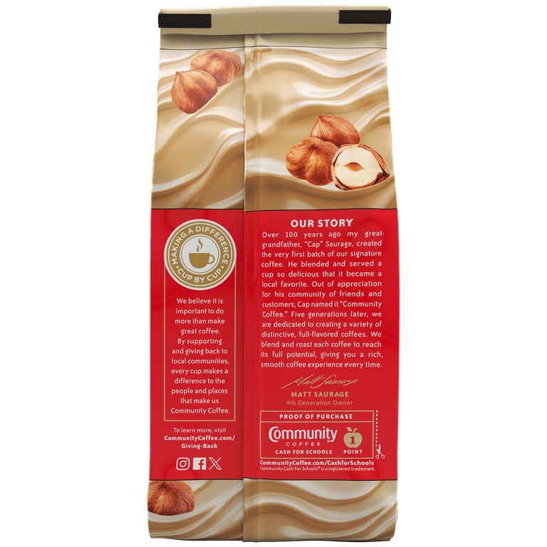 Community® Coffee Hazelnut Crème Medium Roast 12oz Ground Coffee