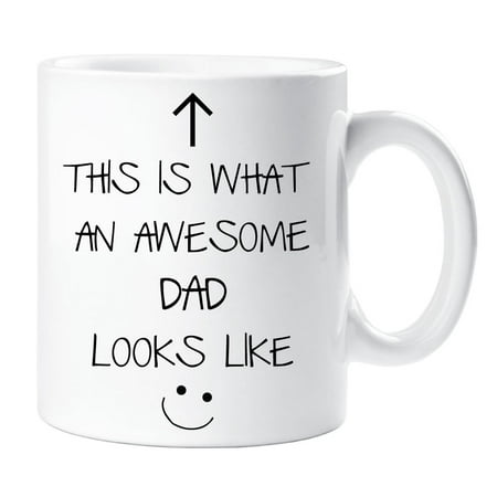 

60 Second Makeover This Is What An Awesome Dad Looks Like V2 Mug Fathers Day Birthday Christmas Cup Gift