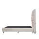 thumbnail image 4 of Base de Cama Dicasa Queen Size con Cabecera Mary Beige, 4 of 7