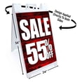 thumbnail image 2 of Sale 55 Percent Off (24" X 36") Standard A-Frame Signicade, Includes Decal Applied To Stand, 2 of 4