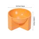 thumbnail image 3 of Comedero elevado de boca ancha antiderrames para platos para gatos | Plástico | Inclinación de 15° reduce la tensión en el cuello | Base anti-volcadas | Multicolor | Borde ancho de 14 cm | Fácil de, 3 of 6