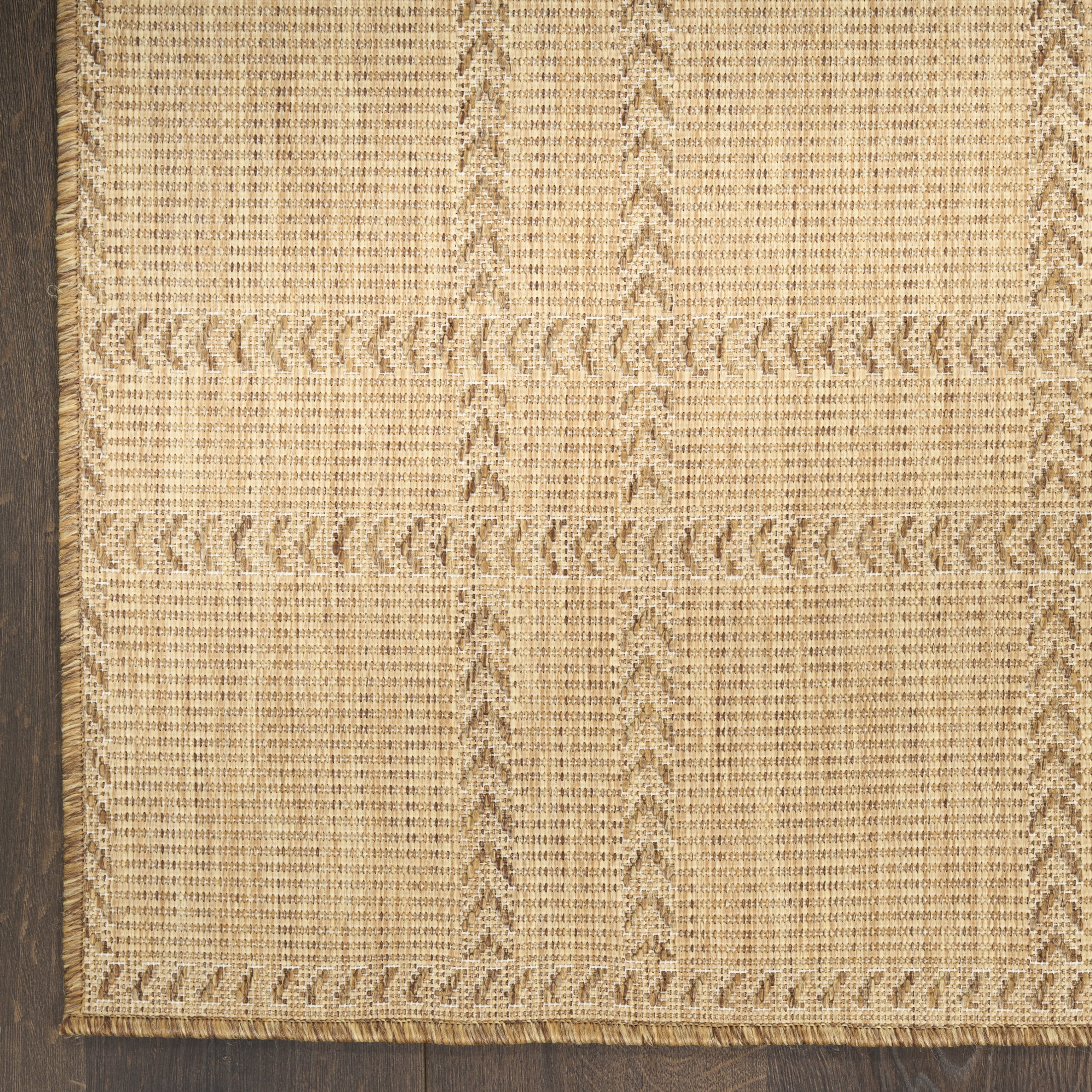 Nourison Horizon Indoor/Outdoor 3' x 5' Natural Modern Rug