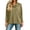 Army Green, variant on Cowl Neck Batwing Sleeve Tunic for Women Ghalytn Loose Draped Long Sleeve - Casual Blouse