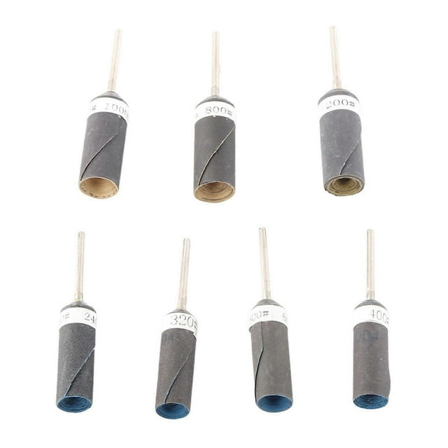 Lot de 7 têtes de meulage et de polissage électriques pour la fabrication de bijoux