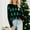 Black, variant on AOOCHASLIY Sweaters Fall Clearance Women's Round-Neck Christmas Print Recreational Pullover Knitting Sweater Long Sleeve Tops