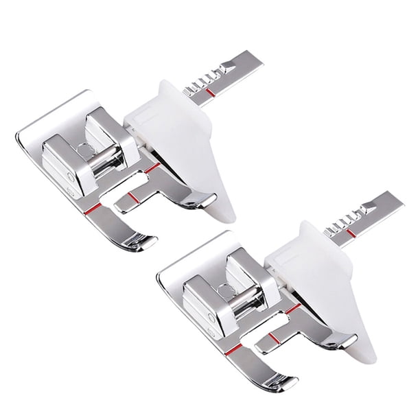 2 prensatelas para máquina de coser, prensatelas para bordar, accesorios multifuncionales para máquina de coser doméstica