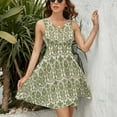 thumbnail image 3 of The Sound of Music The Von Trapp Dress Summer Street Style Dresses Female Sleeveless Printed Sundress, 3 of 7