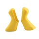 thumbnail image 1 of 2 fundas protectoras para palanca de cambios de bicicleta, puños de freno amarillo, 1 of 9