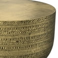 thumbnail image 5 of Simpli Home Johnsen 29.5 inch Wide Boho Metal Coffee Table in Antique Gold Iron, Assembled, 5 of 6