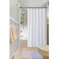 thumbnail image 6 of Splash Home Dell 42 to 72 Adjustable Shower Curtain Tension Rod for Bathroom, Pewter, 6 of 8