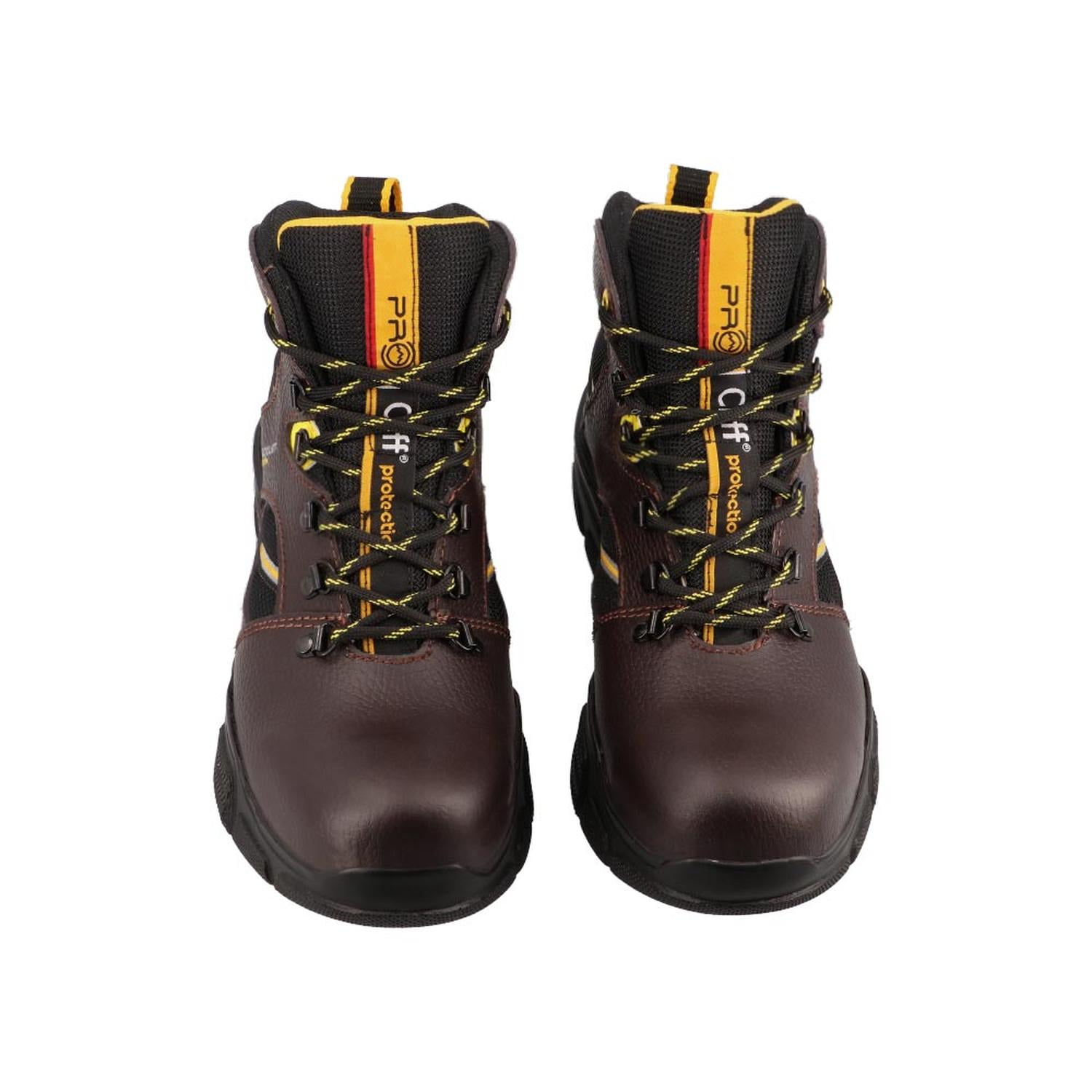 Botas Hombre Industrial Pro Cliff Protection Punta Poliamida cafe