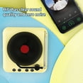 thumbnail image 4 of ZFYXGS Record Player Wireless Bluetooth Sound Retro Creatives Mini Portable Card Insert Small Speaker Subwoofer Gift, 4 of 7
