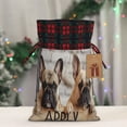 thumbnail image 5 of Pofeuu Cute Bulldogs Apply Print Burlap Bags with Drawstrings Drawstring Gift Bags Pouch Bag for Thankgiving Birthday Party Gift Wrapping Treats and Party Favors-Black, 5 of 8