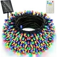 thumbnail image 1 of 200ft Multicolor Outdoor Christmas Lights,400 LED 19 Mode Solar String Lights,Solar Christmas Lights Outdoor for Trees, Parties, Gardens, Balconies - Waterproof Decorations, 1 of 8