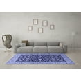 thumbnail image 3 of Ahgly Company Indoor Round Persian Blue Traditional Area Rugs, 3' Round, 3 of 4