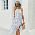 thumbnail image 3 of Summer Dresses for Women Maxi Dress Slip Dress Flowy Print A-Line Skirt, 3 of 7