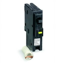 Square D Circuit Breaker,15A,Plug In,120V,1P HOM115GFI