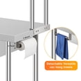 thumbnail image 6 of Ataucjin 60" X 24" Stainless Steel Table with Overshelves and 3 Drawers, NSF Work Table Shelf Drawers, Metal Table Prep Table for Home Kitchen Restaurant Garage Warehouse, 6 of 6