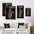 thumbnail image 4 of Designart Saxophone I Canvas Wall Art, 4 of 5
