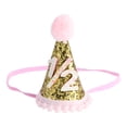 thumbnail image 1 of KAKOWELY 1 sombrero creativo de cumpleaños para niños, tocado para fiesta de cumpleaños, accesorio de cumpleaños, 1 of 5