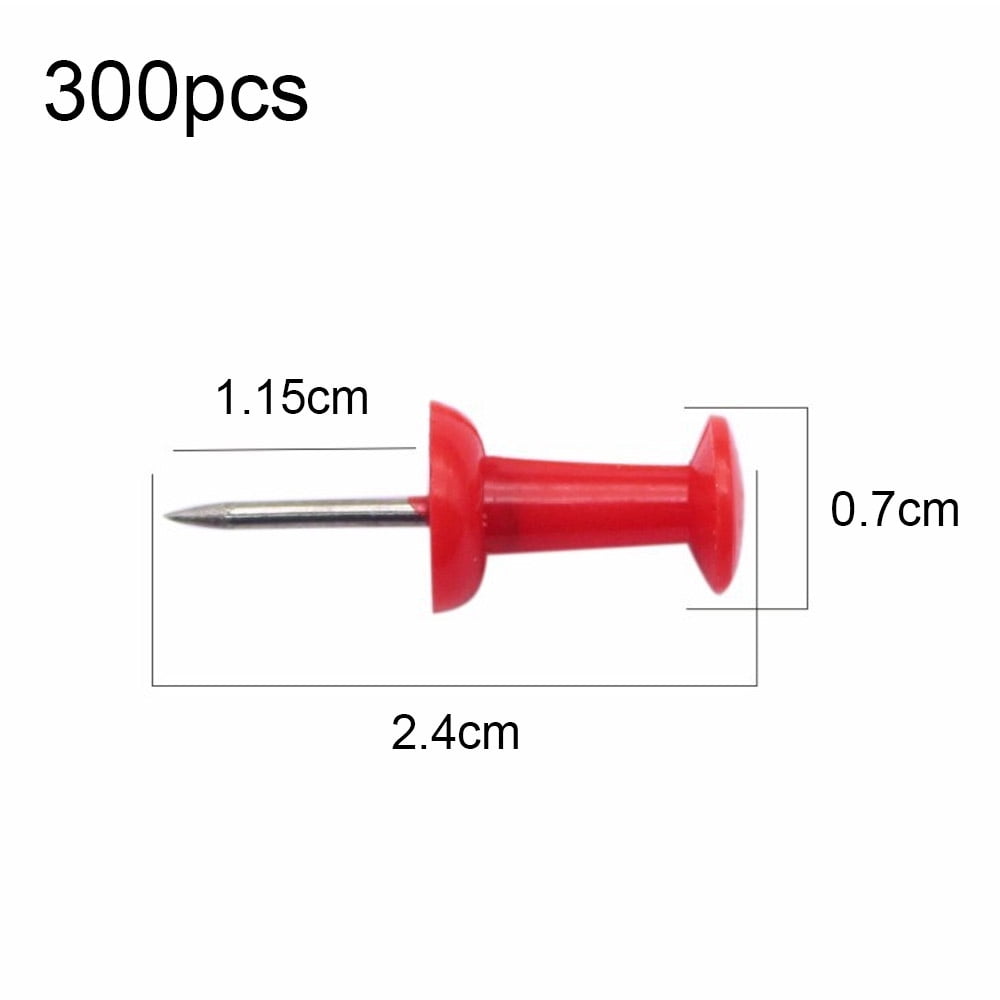 Tupalizy 50PCS Flag Push Pins Travel Map Thumb Tacks Plastic Head With