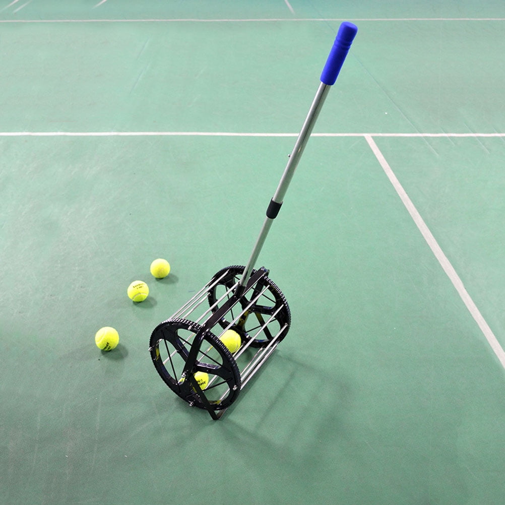 IBASETOY Lightweight Tennis Ball Retriever and Roller with Self Standing Design for Efficient Sport Use