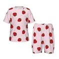 thumbnail image 1 of Balery Strawberry Conjunto de Pijama Infantil de Manga Corta con Estampado – Ropa de Dormir de Algodón Suave-Medium, 1 of 6