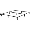 thumbnail image 3 of Size Metal Bed Frame-7 Inch Heavy Duty Bedframe, 9- Support for Box Spring & Mattress Foundation, 3000LBS, Black, 3 of 6
