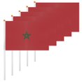 thumbnail image 1 of Banderas de Marruecos ASUNO, paquete de 20, 14 x 21 cm, poliéster, 1 of 7