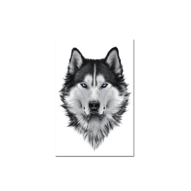 cuadro decorativo wolf lienzo by suma 1 pieza 30 X 45 CM