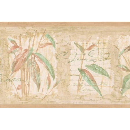 879185 Tropical Bamboo With Script Wallpaper Border 88b06502