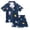 Cats in Space Suits, variant on Silky Satin Kids' Pajama Set Breathable & Smooth Unisex Button-Down Pajamas Cats in Space Suits