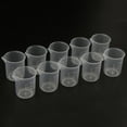 thumbnail image 1 of 10 Pcs Clear Graduated Measuring Cup Beaker Jug Container School Kitchen Liquid Food Oil Measurement, 4 Sizes Optional 50ml, 1 of 10