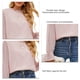 thumbnail image 1 of Blusa De Mujer, Fibra De Poliéster Transpirable, Manga Larga, Cuello Redondo, Blusa De Doble Capa Para Mujer Para El Trabajo, 1 of 6