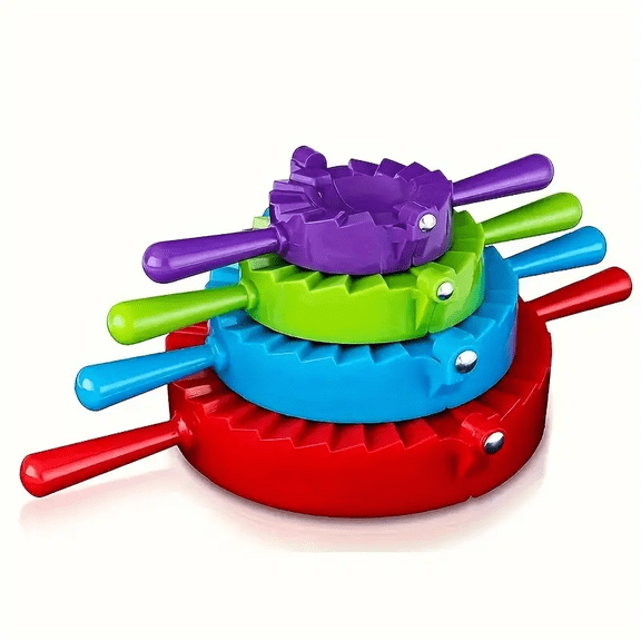 Professional Dumpling Maker Mold-Ergonomic Handle,Durable Plastic,Multi-Color for Dumplings,Cookies,Pastry-Easy Use Kitchen Tool