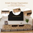 thumbnail image 5 of Mid Century TV Stand with 2 Drawers, 78.7'' Media Console for TVs up to 85'' | Spacious storage with drawers and cabinets, cable management design, fits living rooms and home theaters, 5 of 23