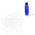 thumbnail image 5 of 100 piezas / pieza para viales pequeños Mini embudo muestra botella de vidrio aceite esencial Claro jinwen Embudo para botellas de aceite esencial, 5 of 5