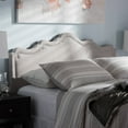 thumbnail image 2 of Baxton Studio Nadeen Modern and Contemporary Greyish Beige Fabric Queen Size Headboard, 2 of 5